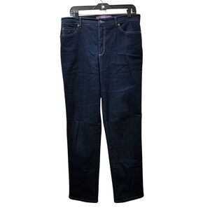 Gloria Vanderbilt Women’s Amanda Dark Blue Denim Jeans Size 12